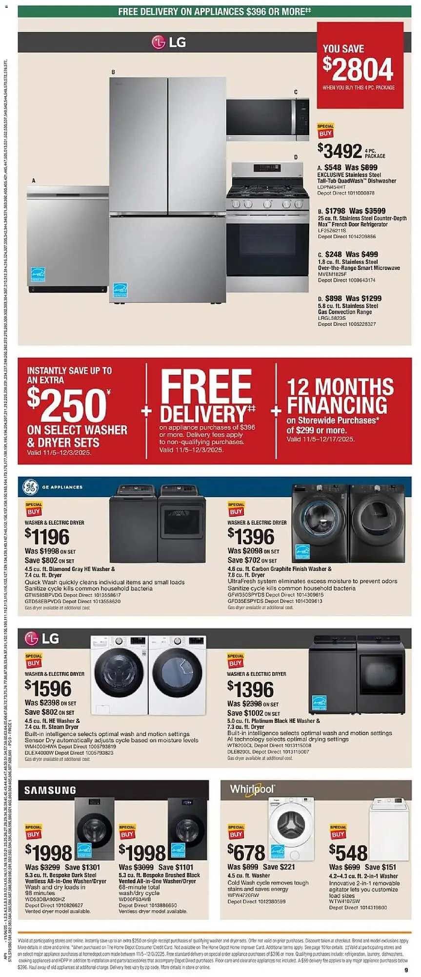 Weekly ad The Home Depot flyer from November 6 to November 26 2025 - Page 9