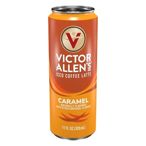 Victor Allen's Coffee Caramel Iced Latte Coffee Drink, 11-oz. Cans