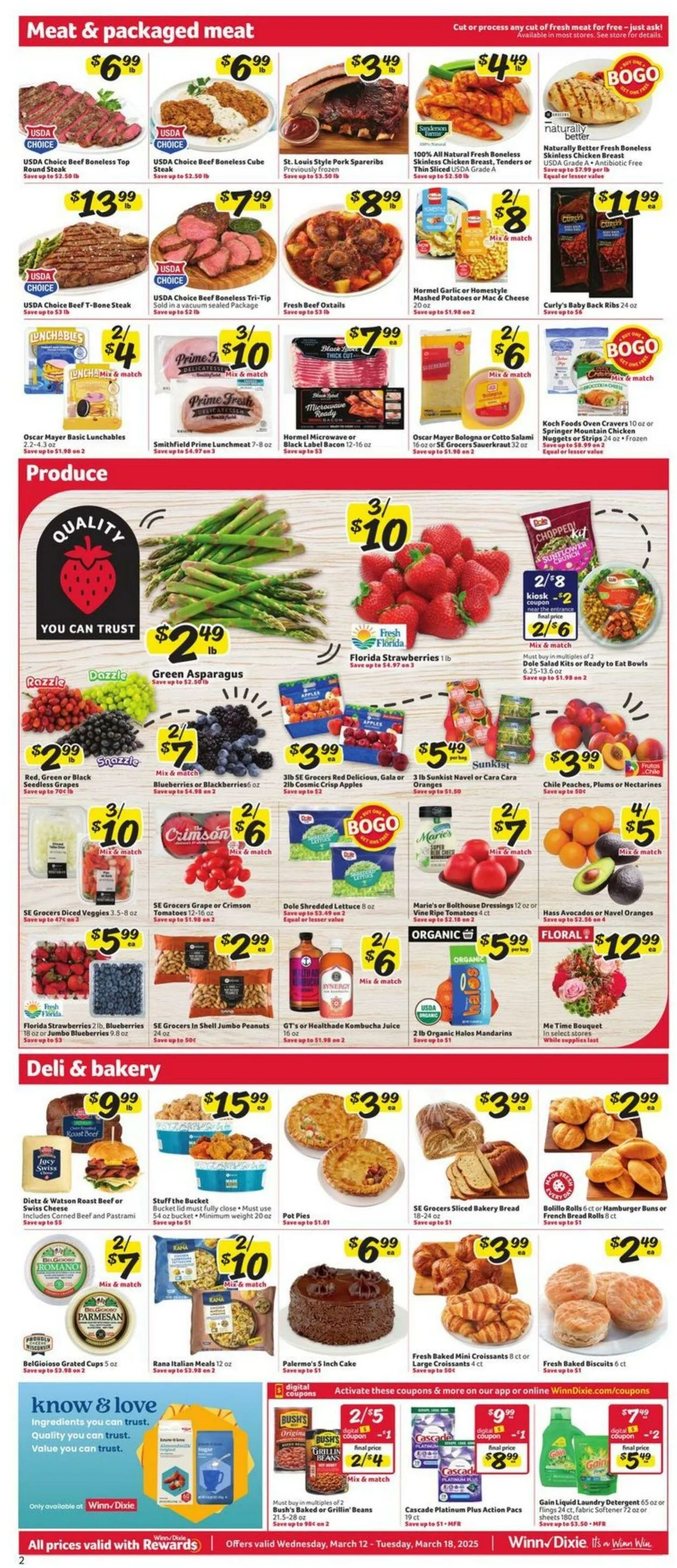 Catálogo de Winn Dixie Current weekly ad 12 de marzo al 18 de marzo 2025 - Página 2