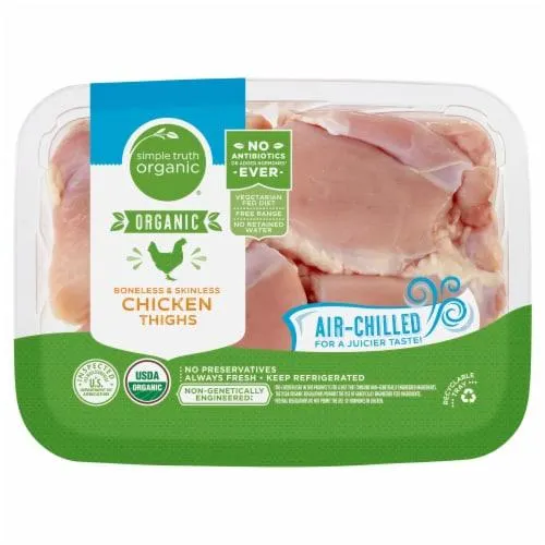 Simple Truth Organic® Boneless & Skinless Fresh Organic Chicken Thighs