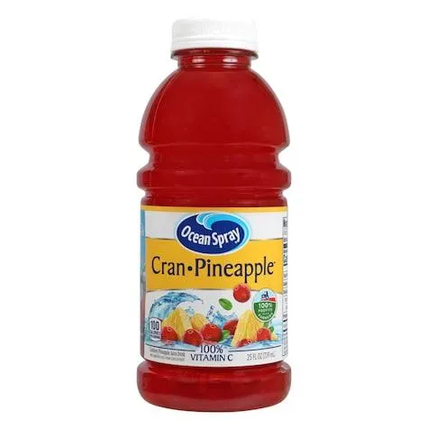 Ocean Spray Cran-Pineapple Juice, 25-oz. Bottles