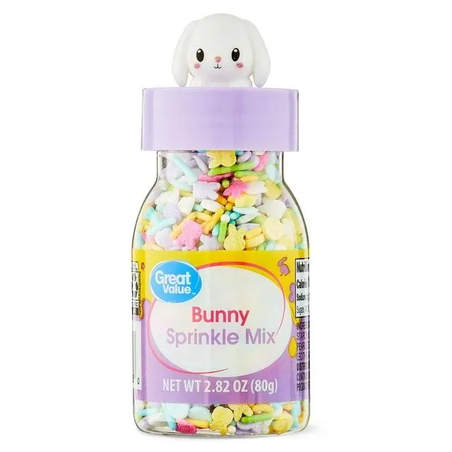 Great Value Easter Bunny Multi-Color Sprinkles, 2.82 oz