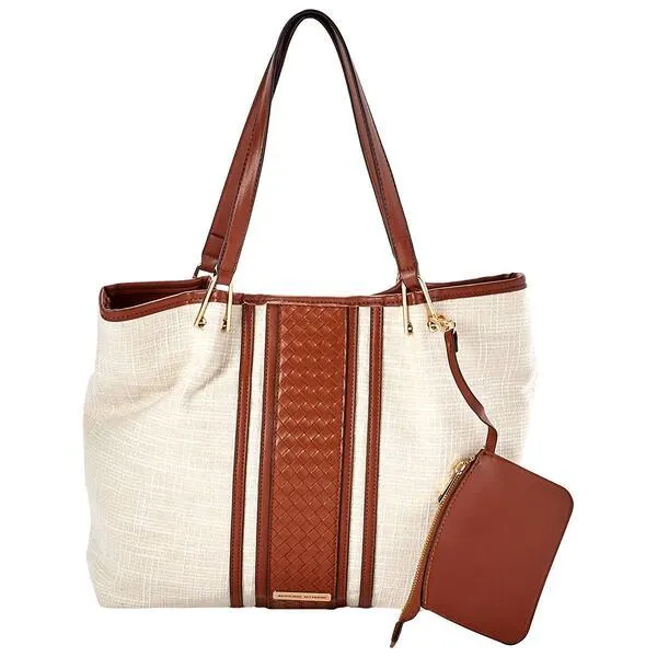 Adrienne Vittadini Capri Lined Tote w/Pouch