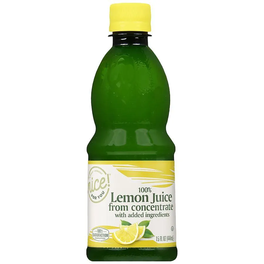 Nice! Lemon Juice From Concentrate, 15.0 fl oz