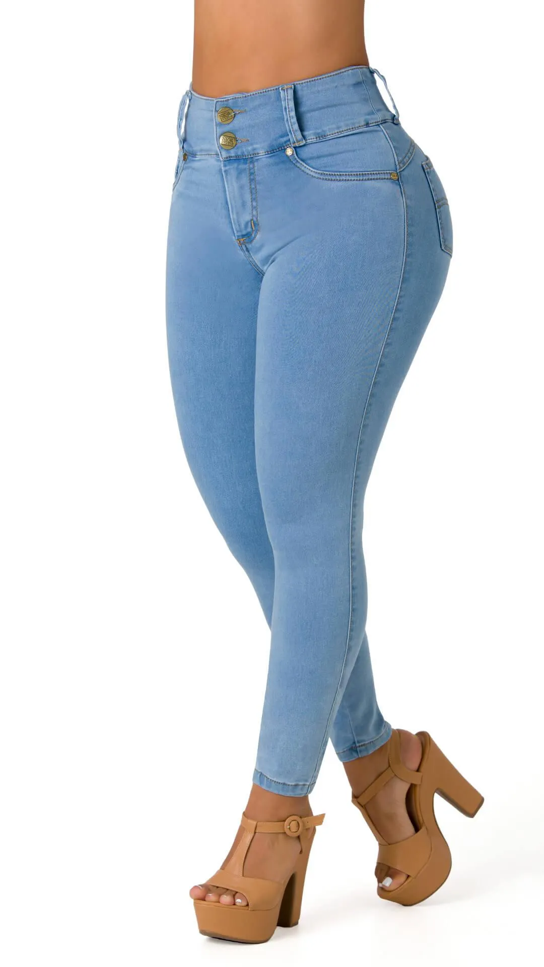 Golondrina Jeans Levantacola Bota Skinny 52287P-B