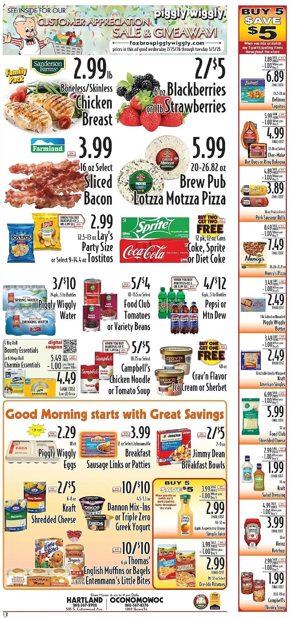 Catálogo de Piggly Wiggly weekly ad 25 de febrero al 3 de marzo 2026 - Página 1