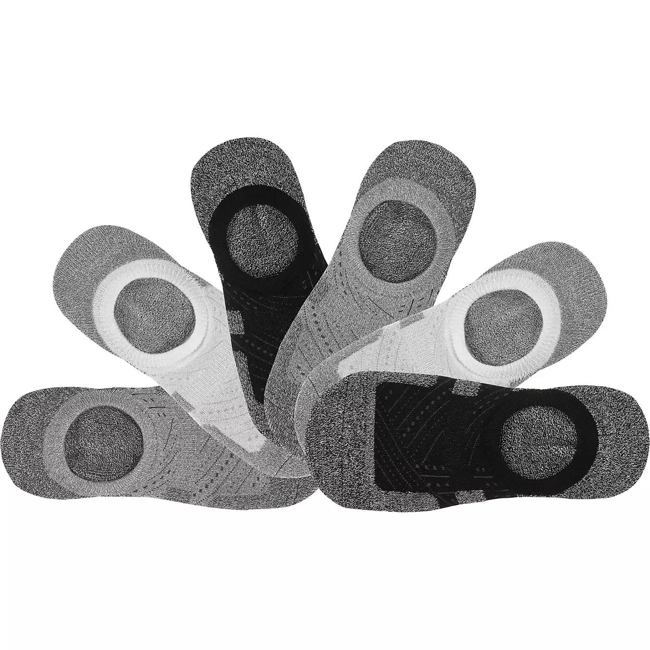 BCG Adults' Bamboo Footie Socks 6 Pack