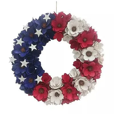 Celebrate Together™ Americana Patriotic Wood Curl Wreath