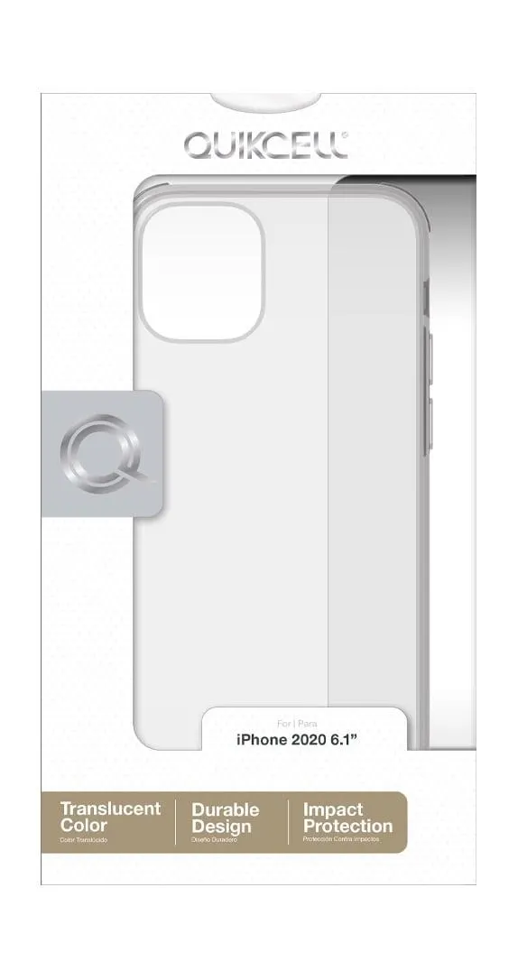 Estuche Transparente de la Serie Quikcell Icon Tint para iPhone 12/12 Pro