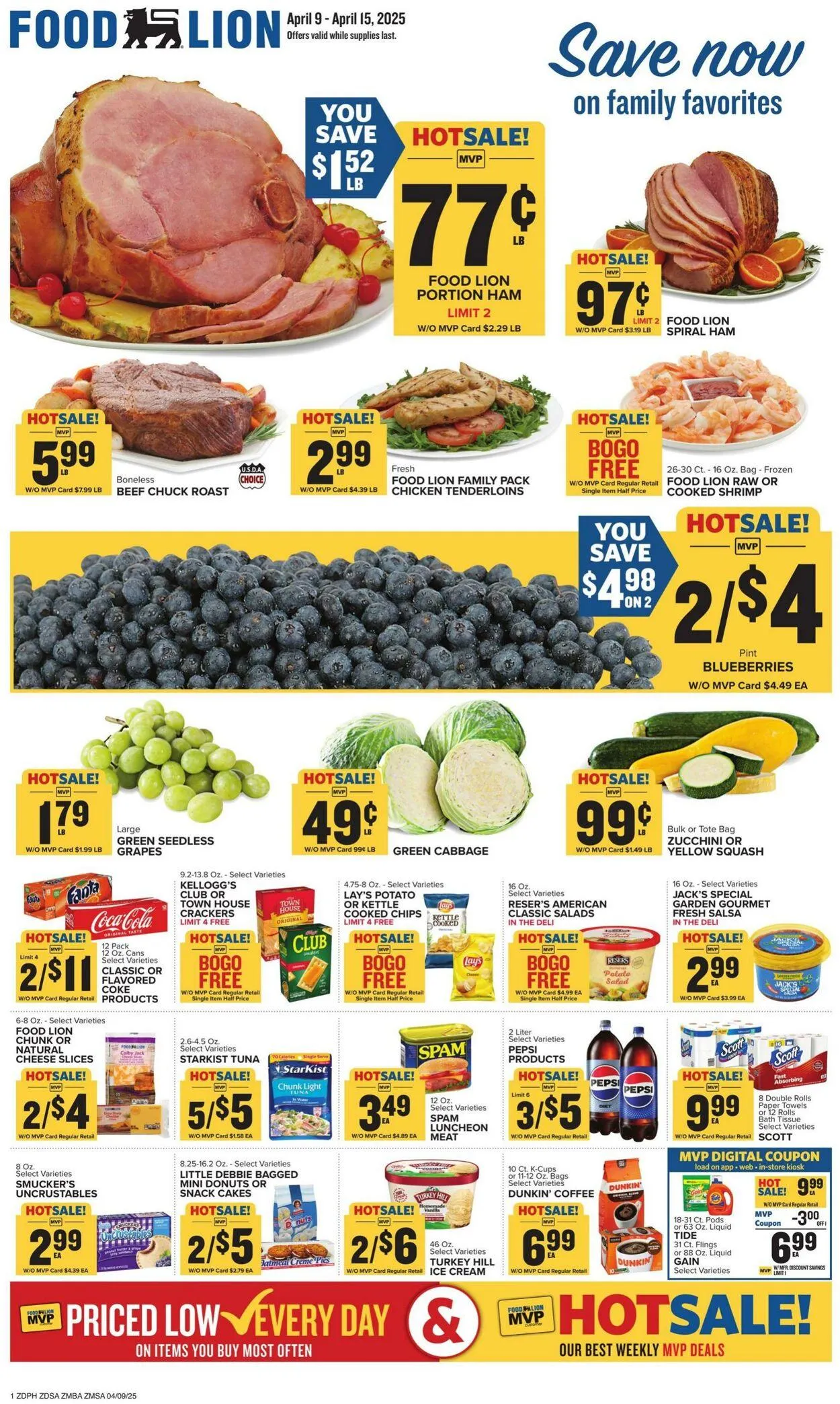 Catálogo de Food Lion Current weekly ad 9 de abril al 15 de abril 2025 - Página 1
