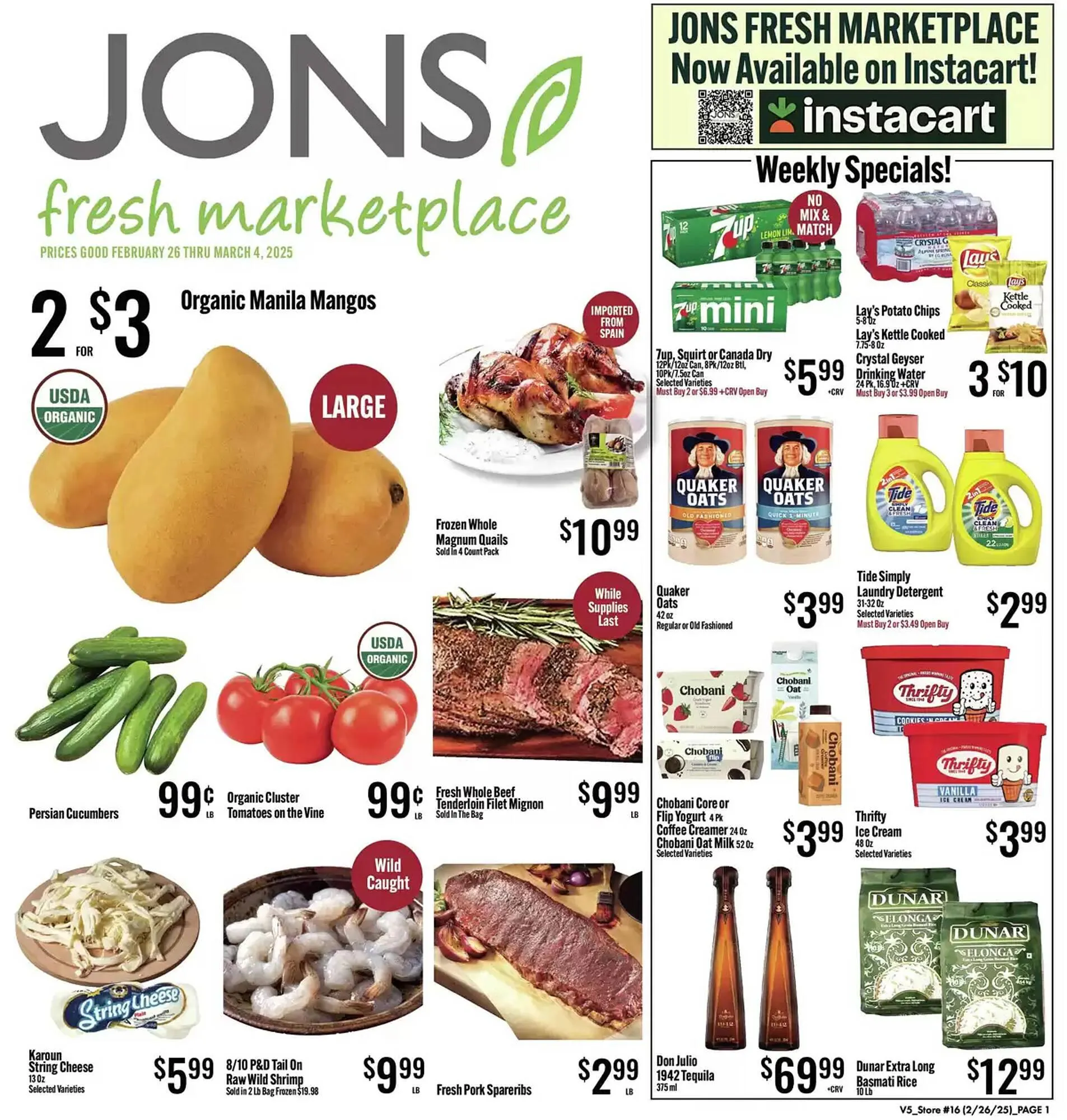 Jons International Weekly Ad - 1