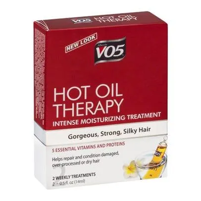Alberto VO5 Intense Moisturizing Treatment, Hot Oil Therapy, 0.5 fl oz - 2 pk