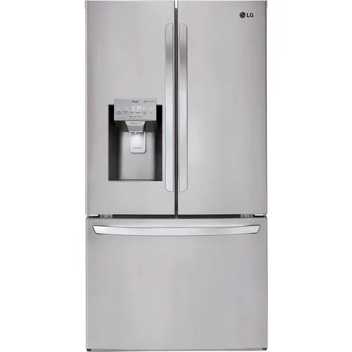 26.2 CuFt Smart French Door Refrigerator in Stainless Steel with Slim SpacePlus® Ice System