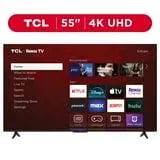 TCL 55” Class S4 (55S451) 4K UHD HDR Smart TV with Roku TV