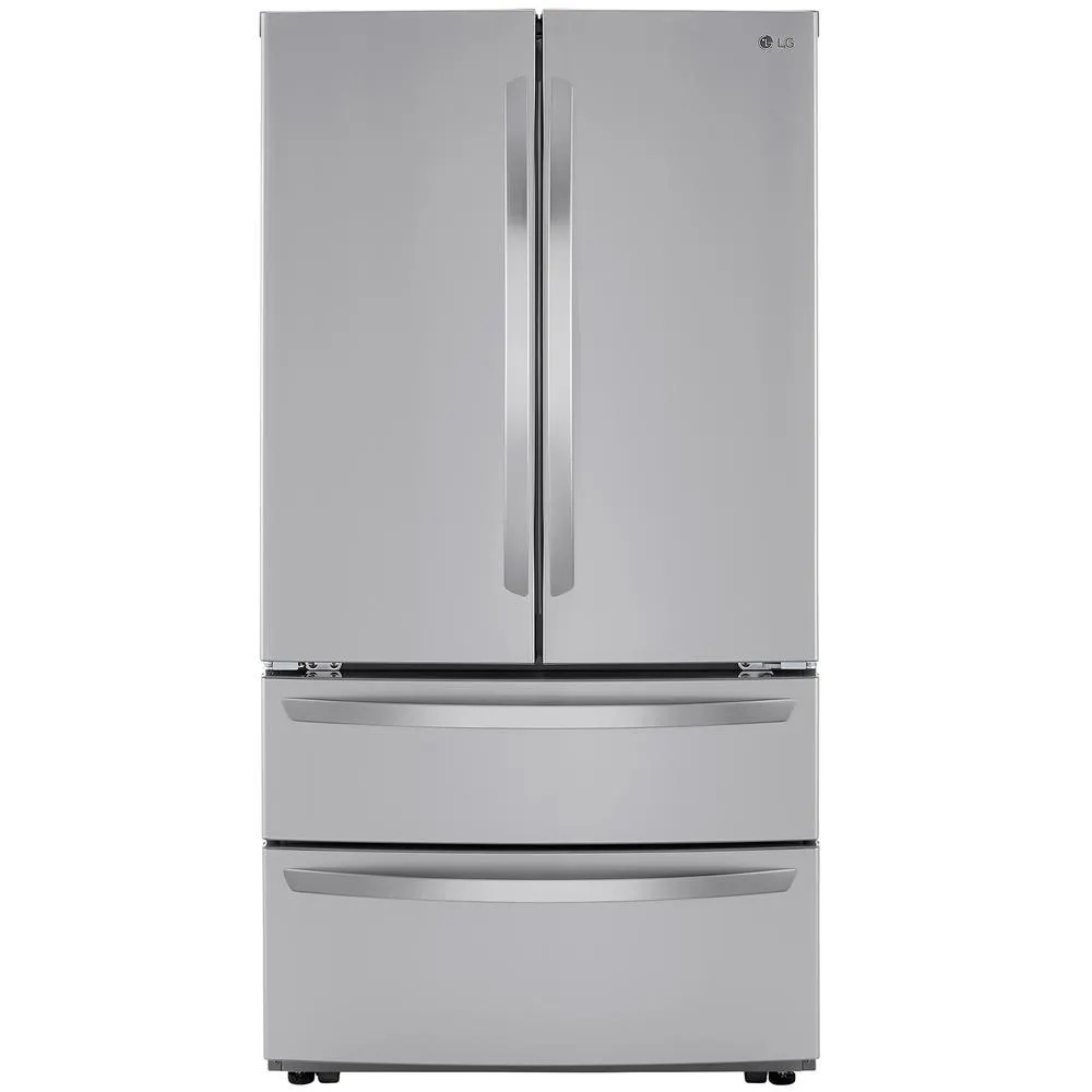 LG LMWC23626S 22.7 cu. ft. Counter Depth French Door Refrigerator with Double Freezer – PrintProof™ Stainless Steel
