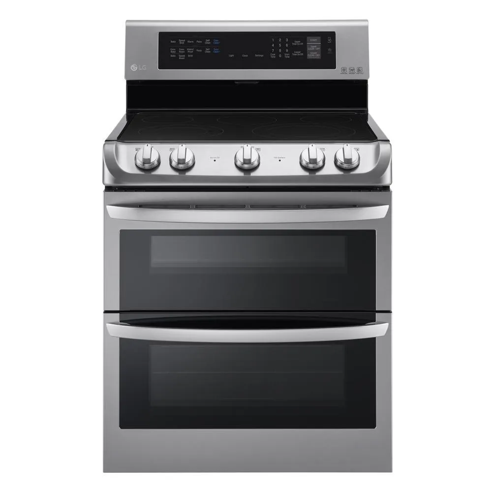 LG LDE4413ST 7.3 cu. ft. Smart Double-Oven Range w/ProBake Convection - Stainless Steel