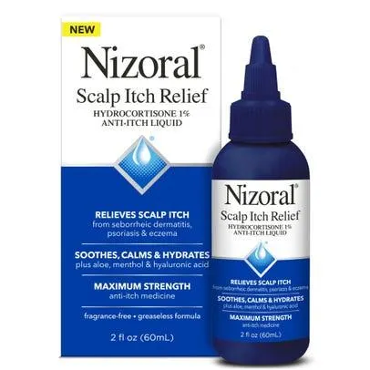 Nizoral Hydrocortisone 1% Scalp Anti-Itch Relief Liquid - 2 fl oz