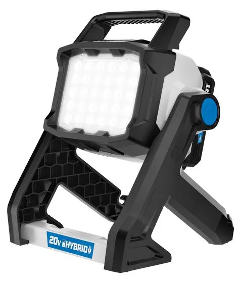 Kit de luz de sitio híbrida de 20 V