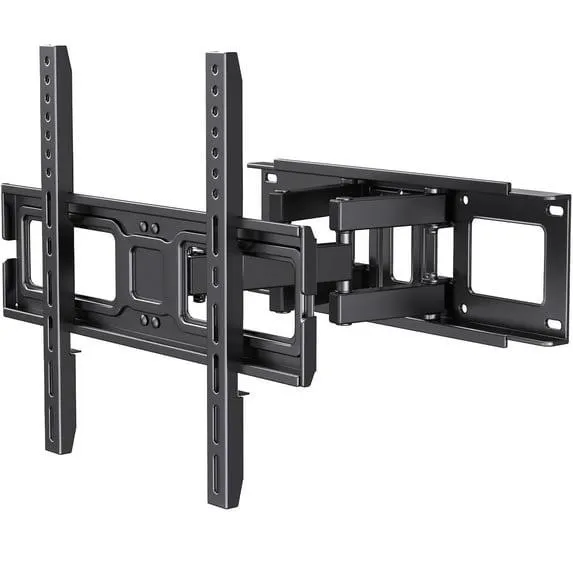 MountFTV Full Motion Articulating TV Wall Mount Bracket for 26-65 inch TVs Swivels Tilts Extention Leveling Holds up to 99 lbs,Max 400 x 400mm, Fits 16" Wood Stud