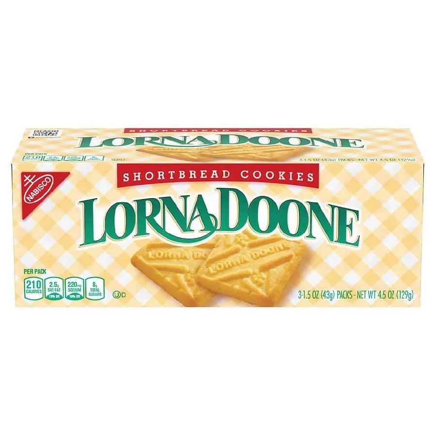 Lorna Doone Shortbread Cookies Shortbread, 1.5 oz, 3 pack