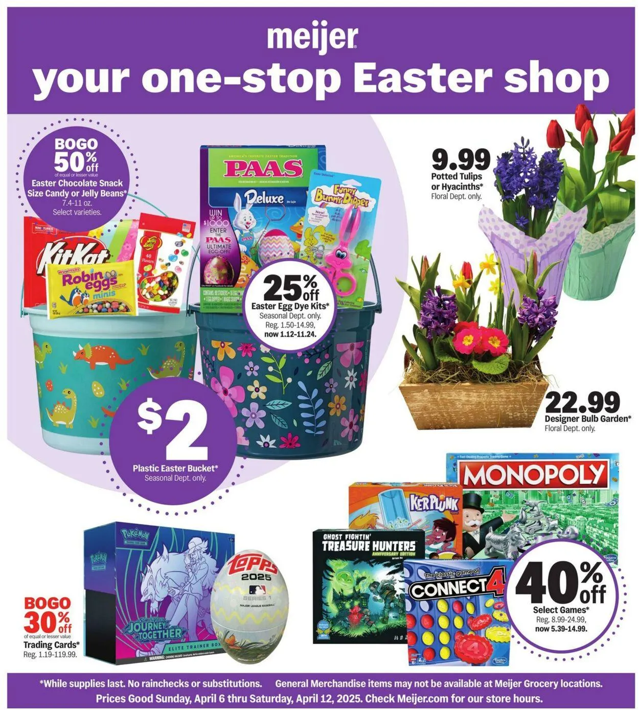 Catálogo de Meijer Current weekly ad 6 de abril al 12 de abril 2025 - Página 1