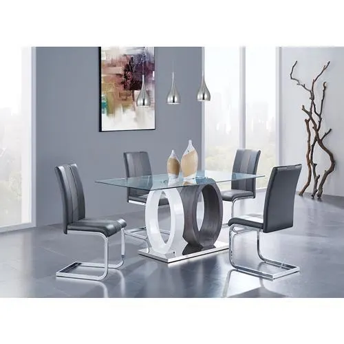 - Monza Glass Top Dining Table