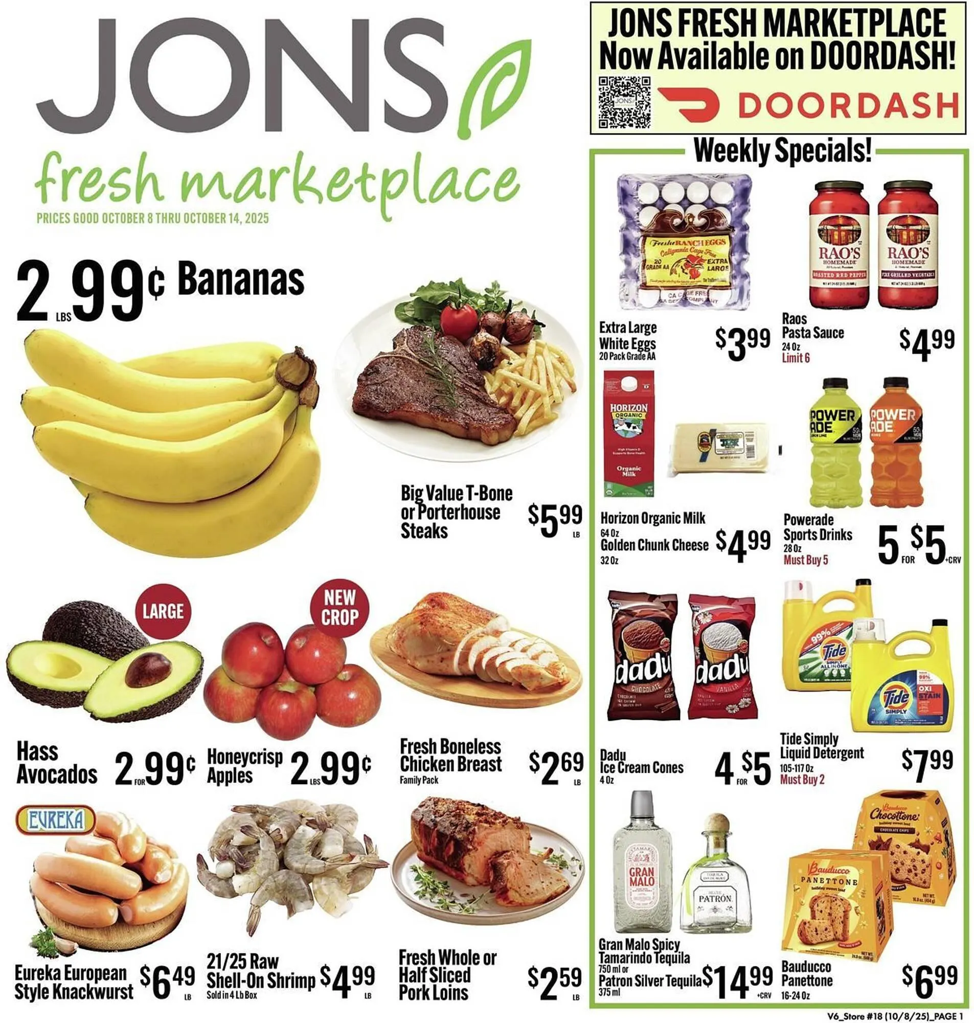 Weekly ad Jons International weekly ad from October 8 to October 14 2025 - Page 1