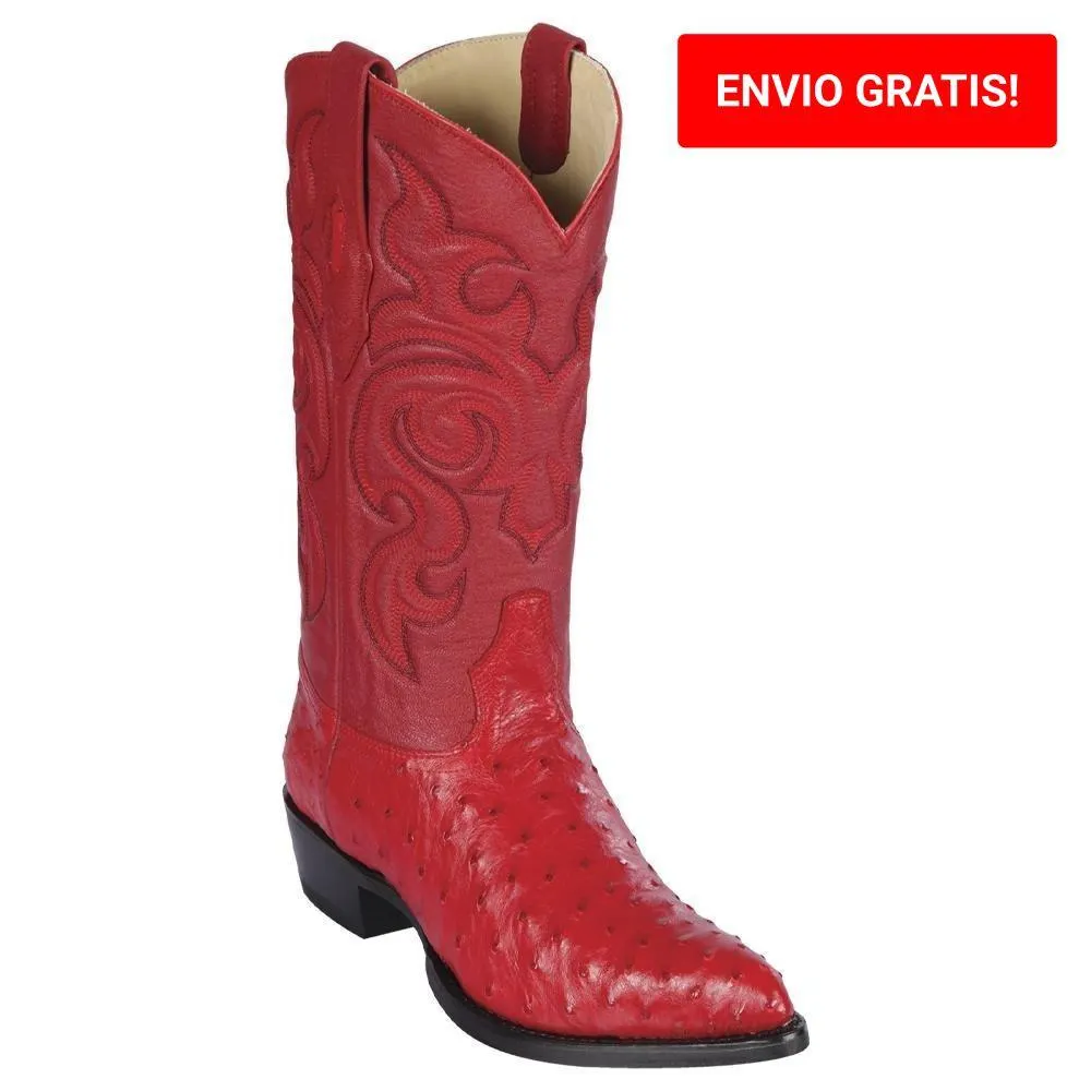 Botas de Avestruz Original Horma Puntal LAB-990312