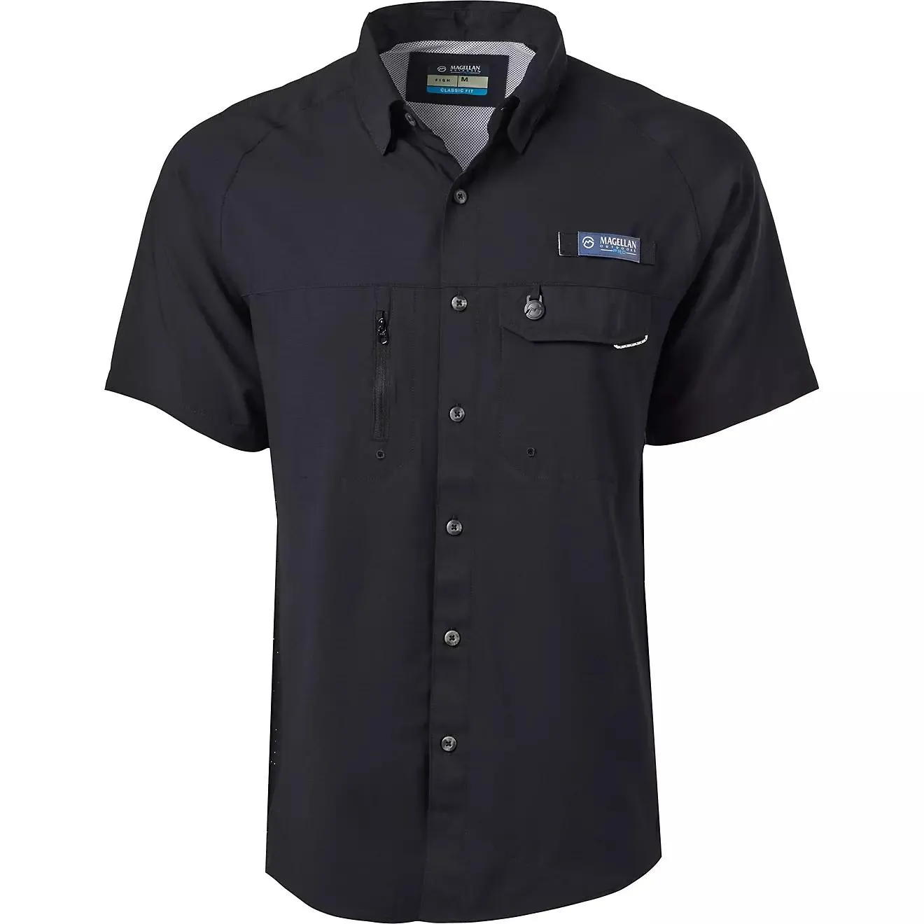 Magellan Outdoors Men's Pro Fish Short Sleeve Fishing Button-Down Shirt