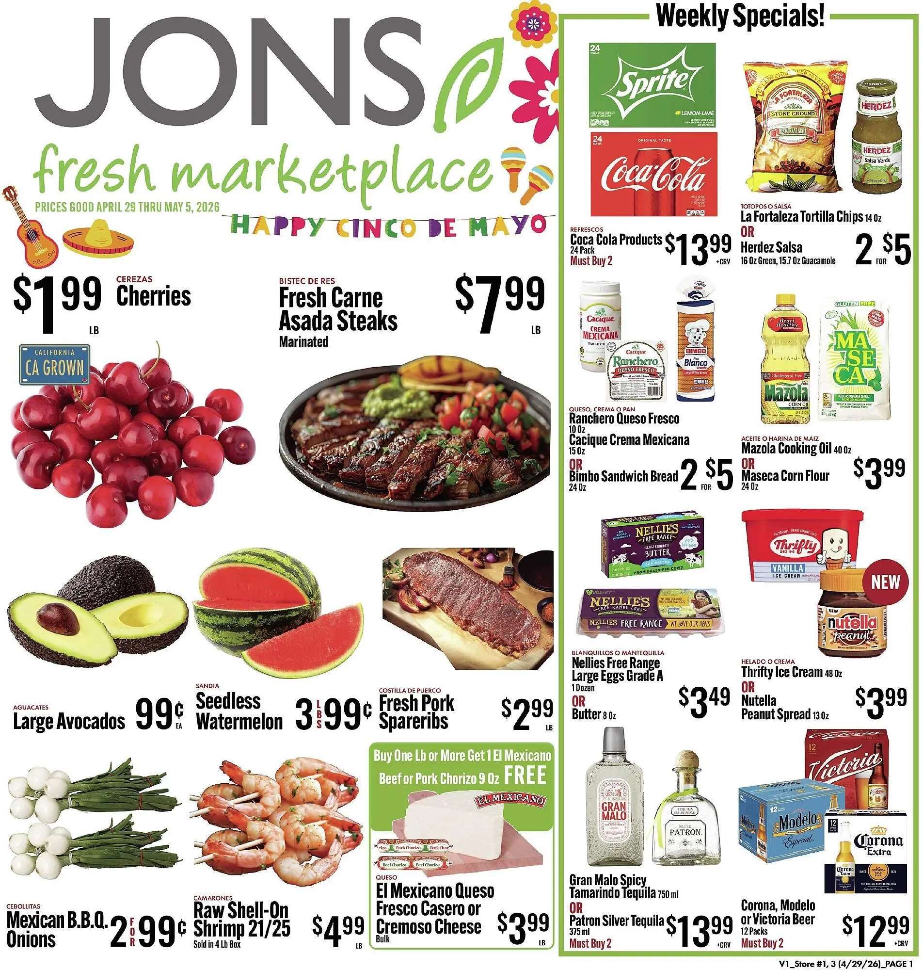 Catálogo de Jons International weekly ad 29 de abril al 5 de mayo 2026 - Página 1