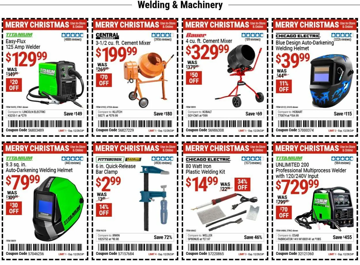 Catálogo de Harbor Freight Current weekly ad 16 de diciembre al 25 de diciembre 2024 - Página 13