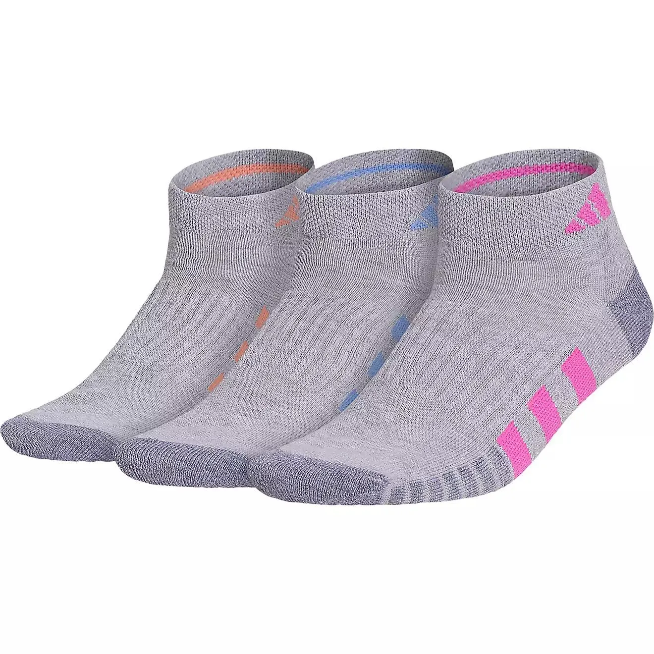 adidas Women's Cushioned 3.0 Low-Cut Socks 3-Pack
