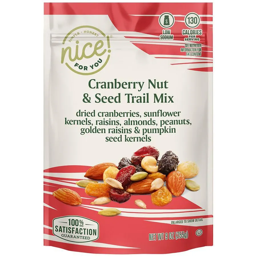 Nice! Trail Mix Cranberry Nut & Seed, 9.0 oz
