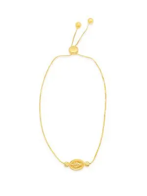 Rosary Fancy Style - 18k Yellow Gold / 17 inches