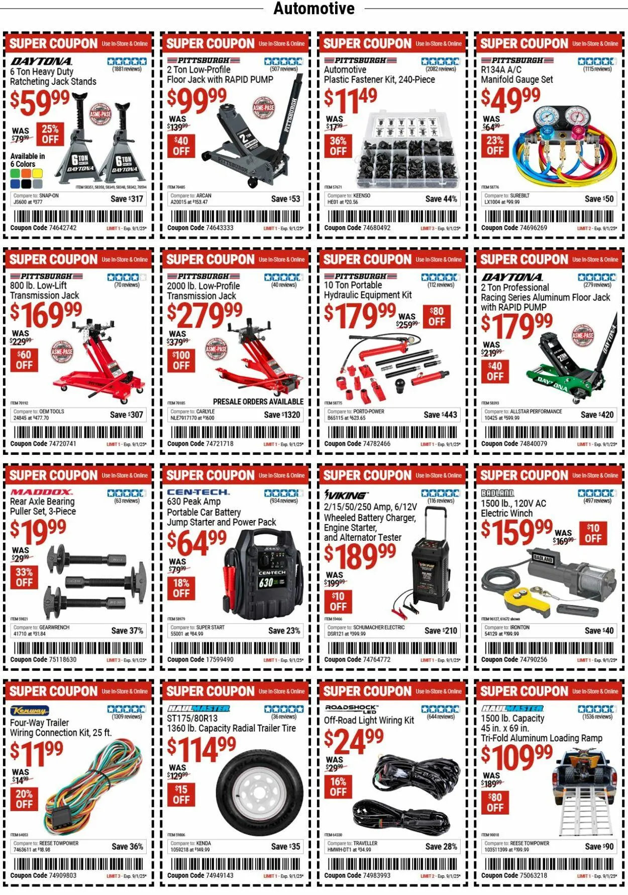 Weekly ad Harbor Freight from August 25 to September 3 2025 - Page 2