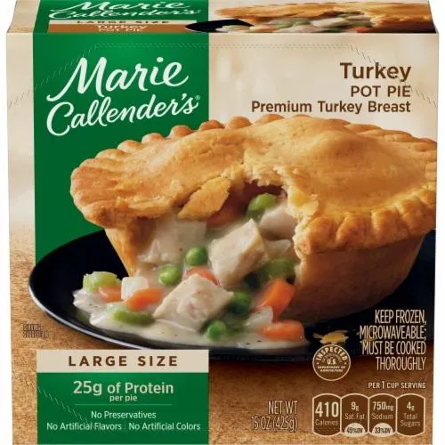 Marie Callender's Turkey Pot Pie Frozen Meal