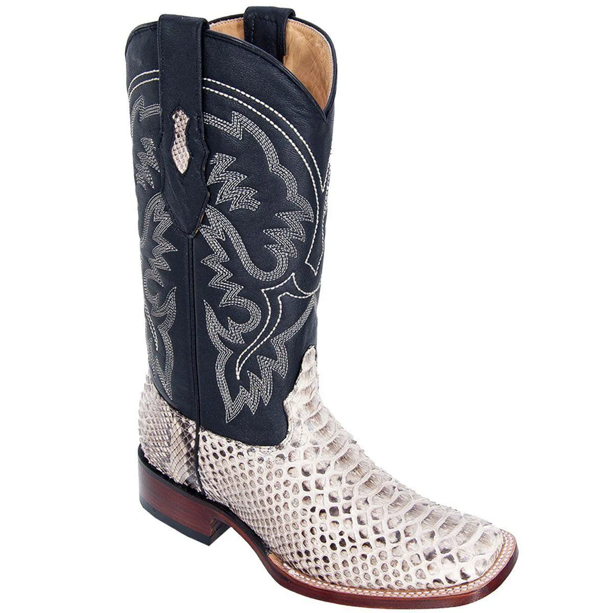 Botas de Piton Original Horma Ranchera Cuadrada Ancha LAB-8225749