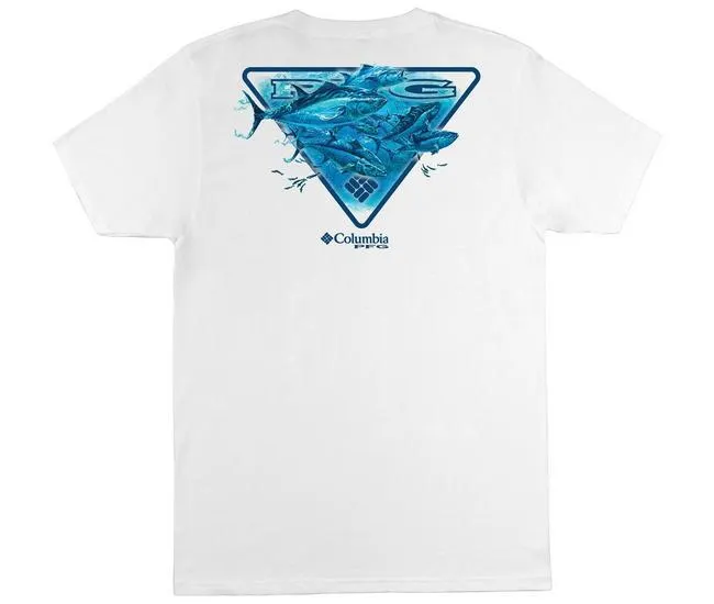 Mens PFG Bannon Solid Graphic T-Shirt