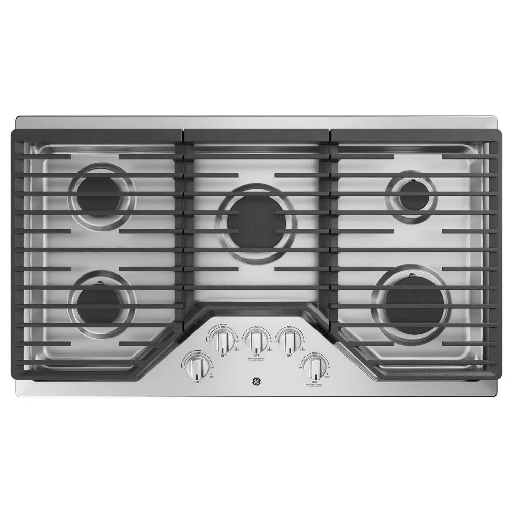 GE Appliances JGP5036SLSS 36" Built-In Gas Cooktop - Stainless Steel