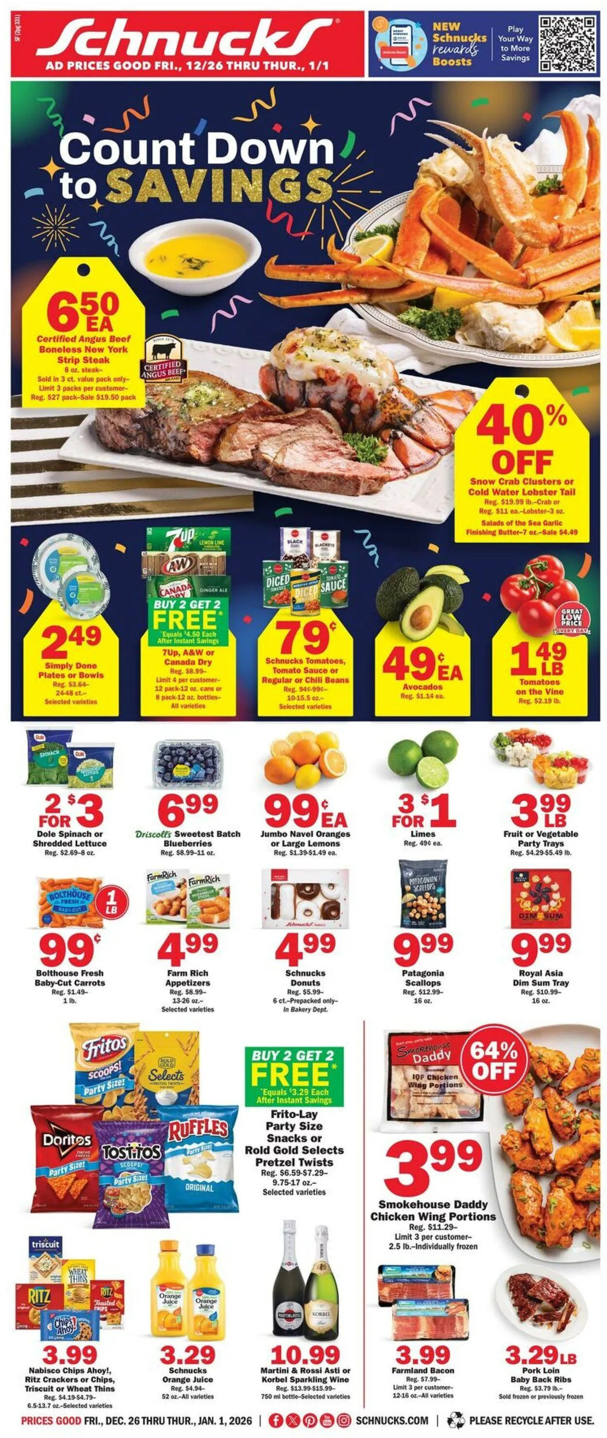 Catálogo de Schnucks Current weekly ad 26 de diciembre al 1 de enero 2026 - Página 1