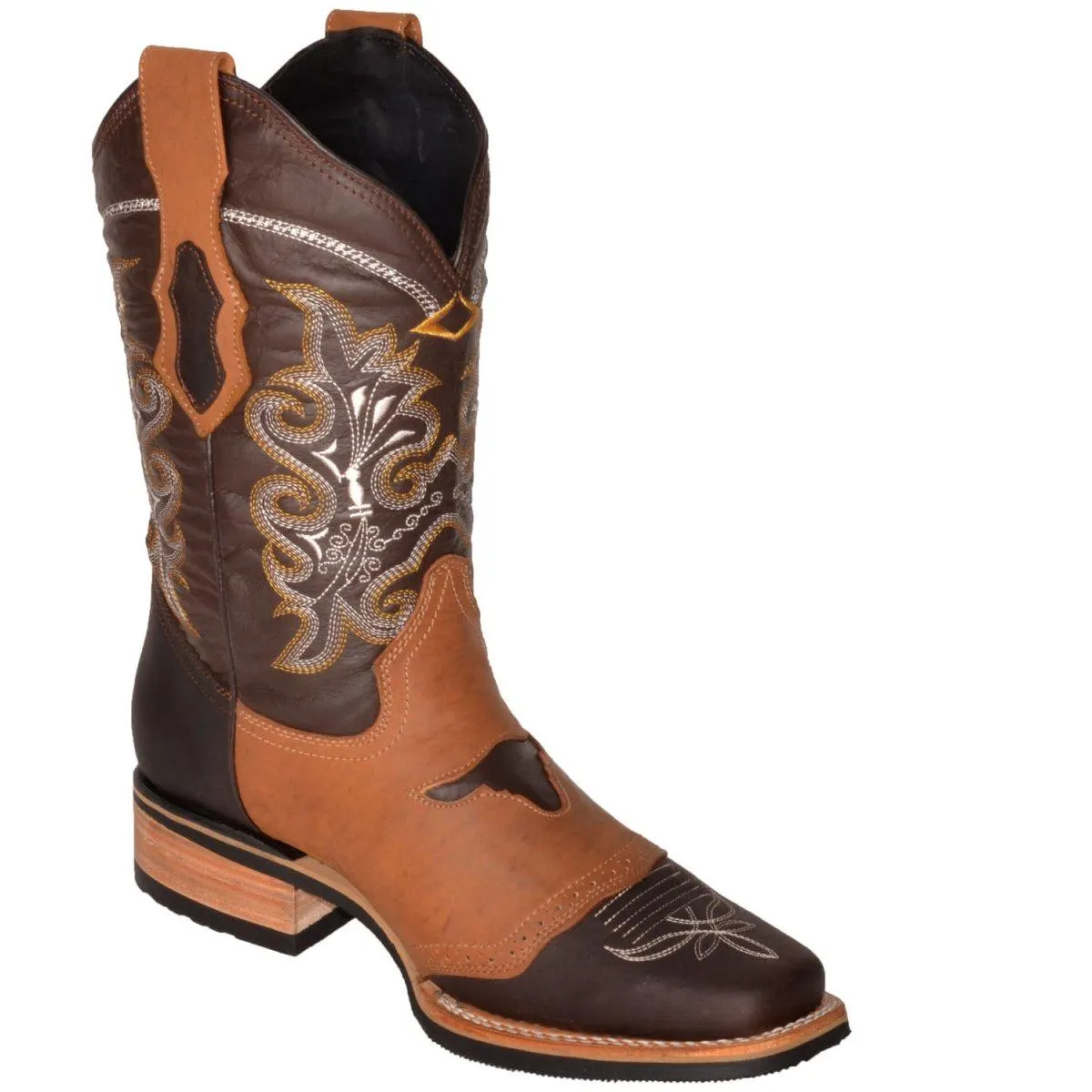 Botas Vaqueras de Cuero Crazy Original Horma Rodeo WD-325