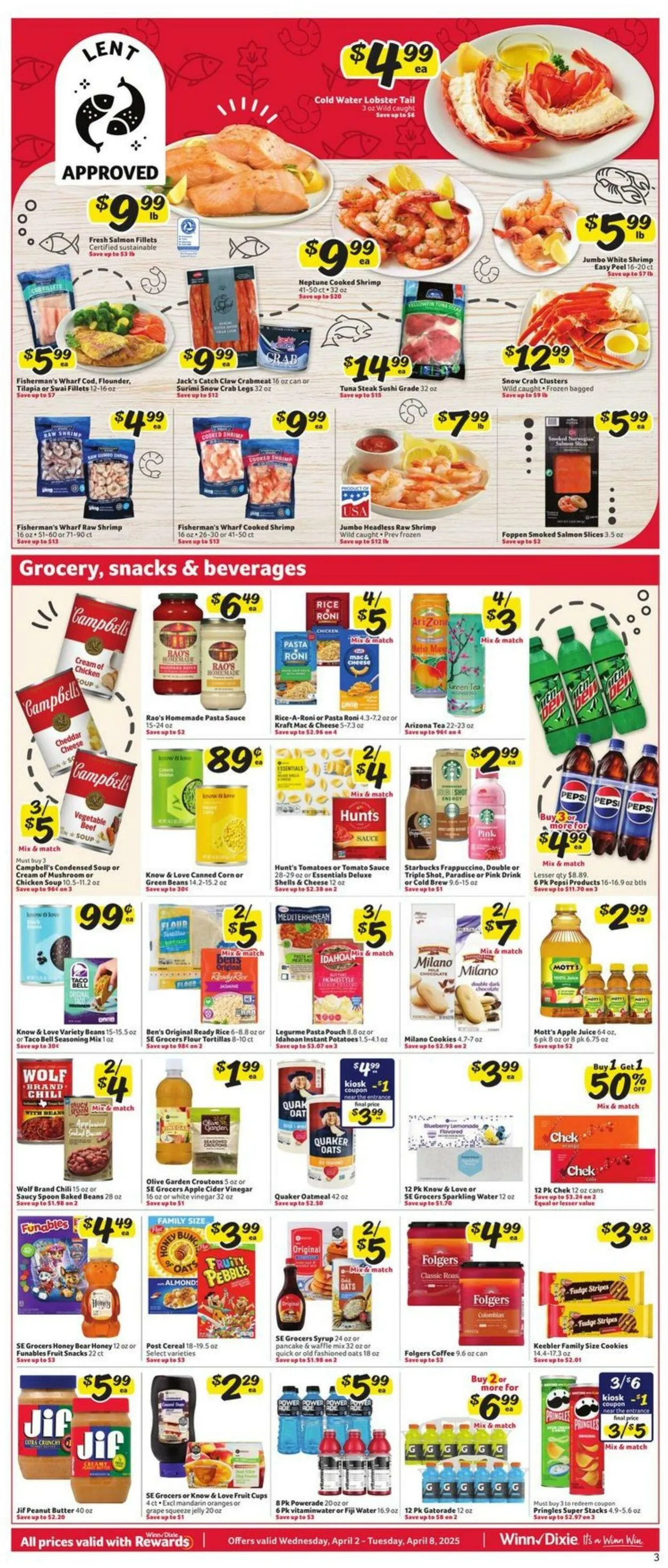 Catálogo de Winn Dixie Current weekly ad 2 de abril al 8 de abril 2025 - Página 3