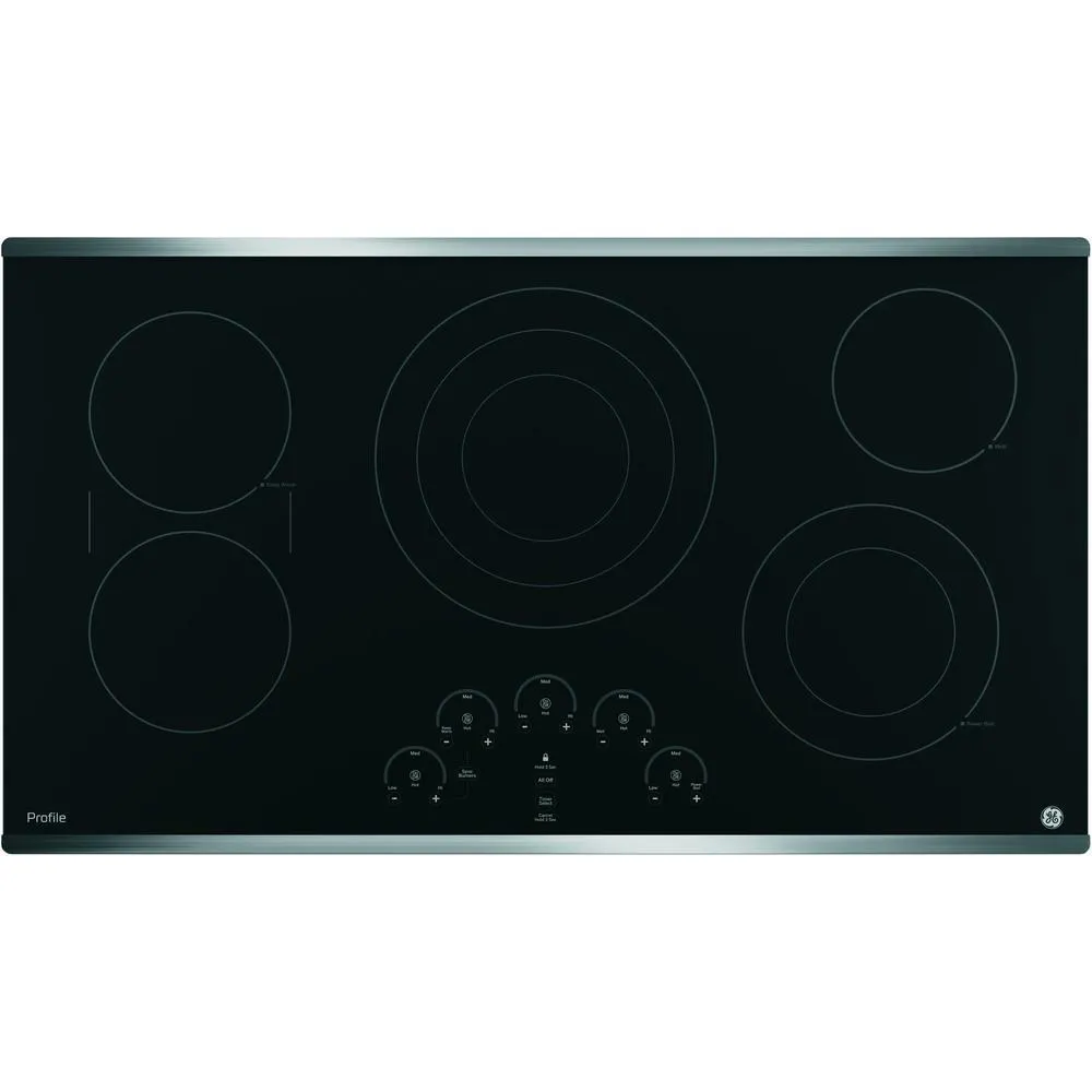 GE Profile Series PP9036SJSS 36" Built-In Touch Control Cooktop - Stainless Steel