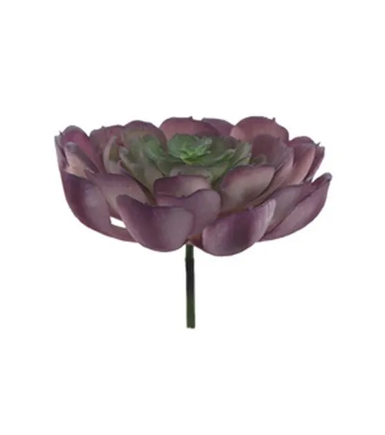 Flora Bunda 3.5" Artificial Echeveria Powder Succulent Plant 6ct