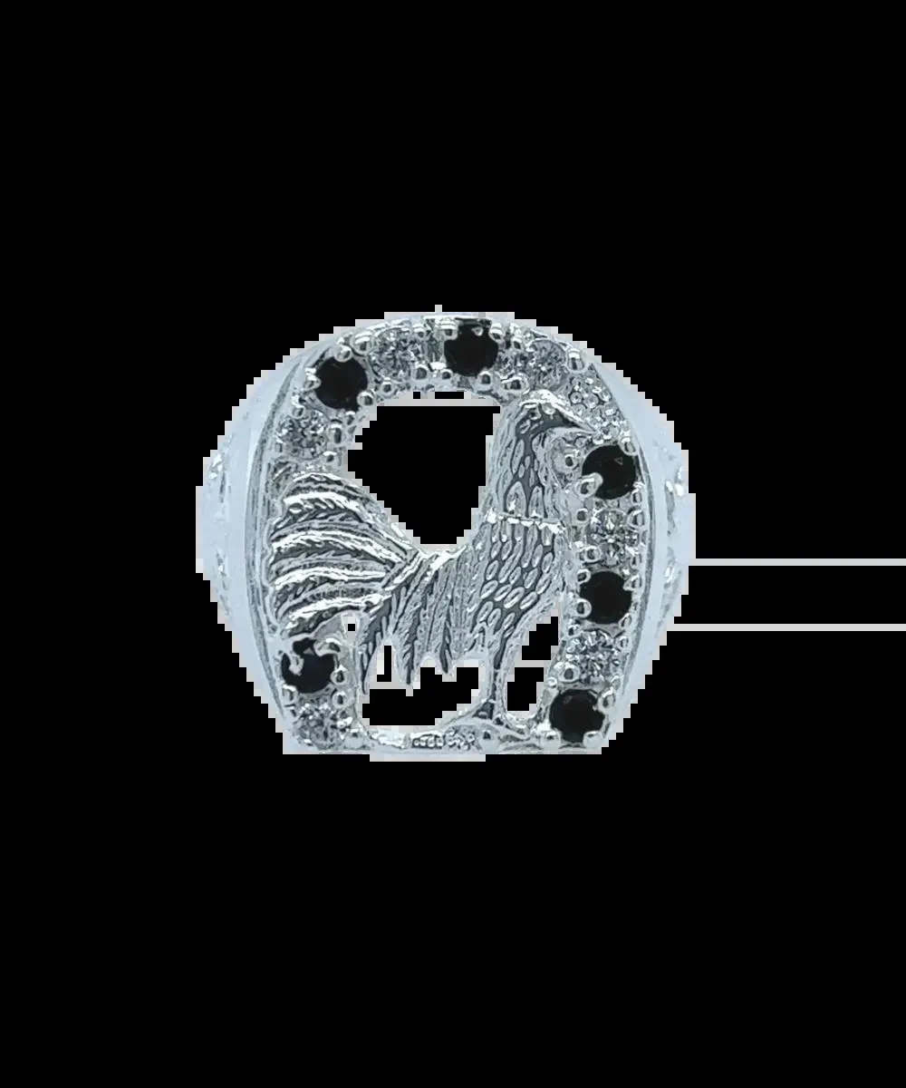 Anillo de Gallo Plata