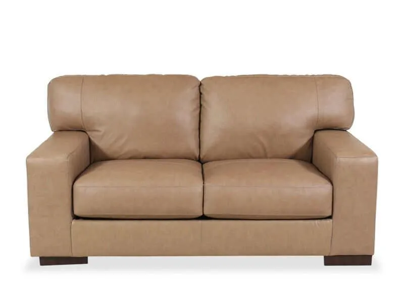 Lombardia Leather Loveseat