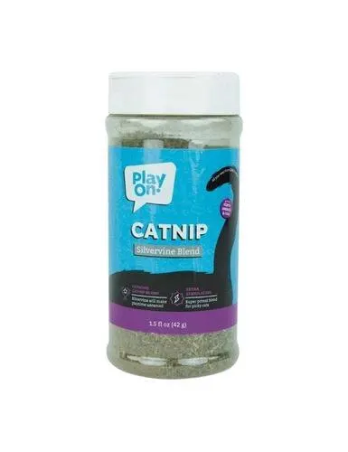 Play On Silvervine Catnip Jar, 1.5 Ounces