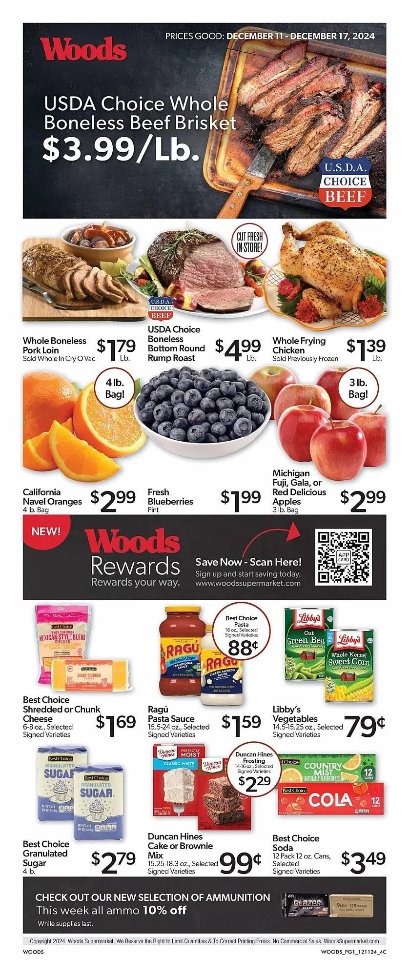 Woods Supermarket Weekly Ad - 1