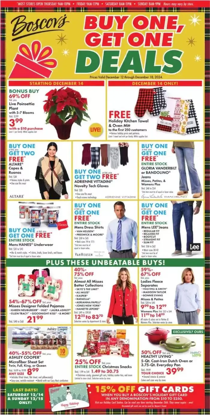 Weekly ad Great discounts on selected products from December 12 to December 18 2024 - Page 1