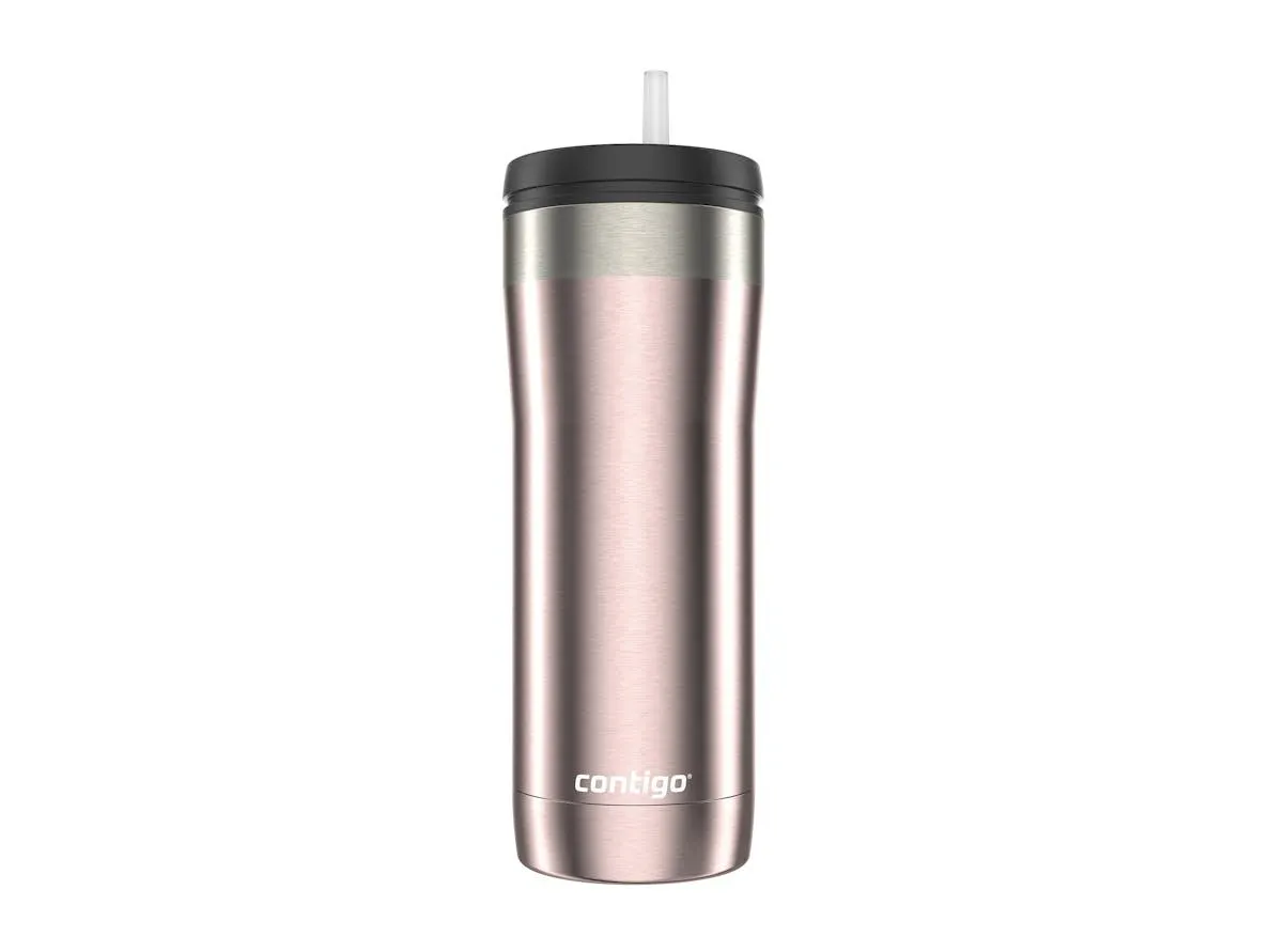 Contigo® Uptown™ Dual-Sip Leak-Proof Insulated Stainless Steel Tumbler, 24 Oz.